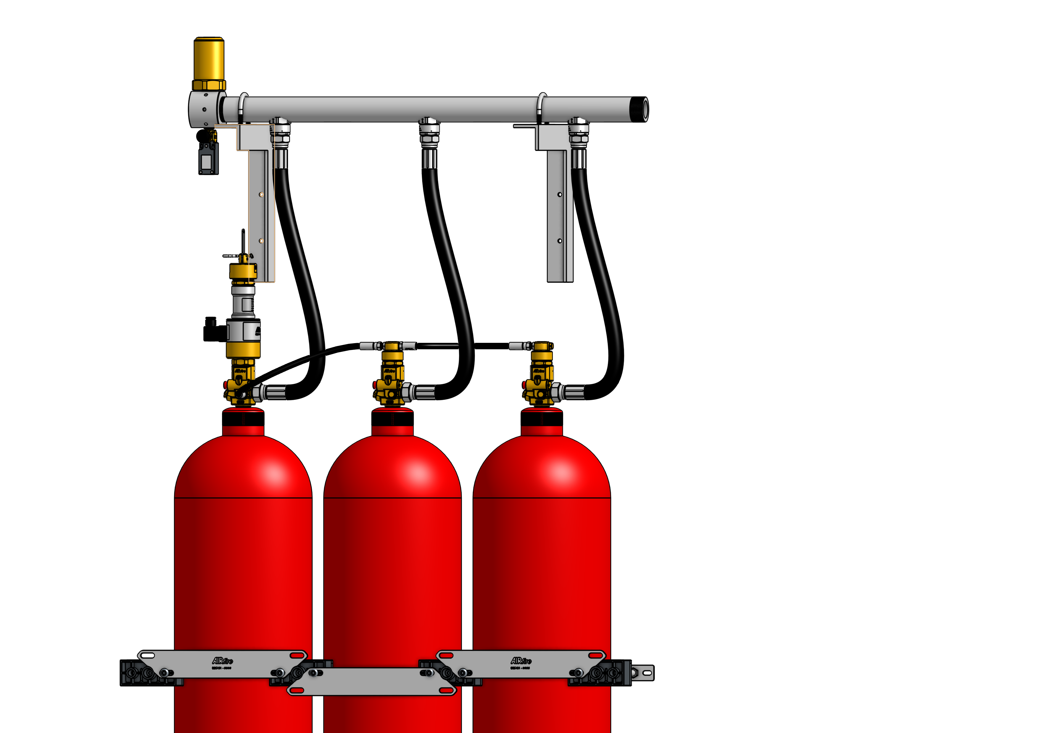CO₂ Fire Suppression System – High-Pressure / Low-Pressure Systems